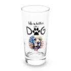 dogsdream8246の犬と良い日々 Long Sized Water Glass :front