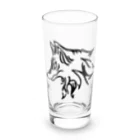 ぽんsの狐 Long Sized Water Glass :front