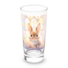 はなうさまほのうさぎとステンドグラス②｡.:*･ﾟ Long Sized Water Glass :front