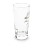 うさやの磔の刑の最中に魚を見つけた猫 Long Sized Water Glass :front