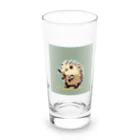 HARINOMORIのハリネズミ４ Long Sized Water Glass :front