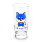 にゃんこ王子のにゃんこ王子 隣の柴犬は青く見える Long Sized Water Glass :front