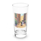 中村悠弥の街を走るシュナウザー Long Sized Water Glass :front