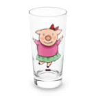 ピポン（がなはようこ/辻岡ピギー）のピポンイラスト-01 Long Sized Water Glass :front