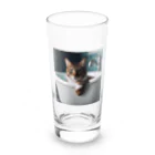 shopSHOPの猫の入浴 Long Sized Water Glass :front