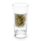 AQUAMETAVERSEのミモザの花をりース　なでしこ1478 Long Sized Water Glass :front