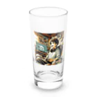 Jindyblogの働いたら負け（充実） Long Sized Water Glass :front