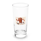 HigeSoriMusumeの焼き肉カルビくん Long Sized Water Glass :front