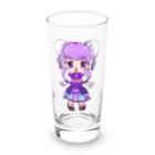 i'm kima【北原きませり 】パルプンテ系ママVtuberのきませりイラストデザイン　ミニキャラグッズ Long Sized Water Glass :front