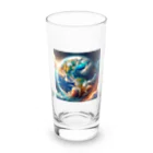 podotataのマグニフィセント地球 Long Sized Water Glass :front