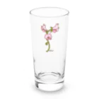 So湖いらの「誕生月花びわこ」1月スイートピーロンググラス Long Sized Water Glass :front