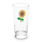 So湖いらの「誕生月花びわこ」8月ひまわりロンググラス Long Sized Water Glass :front