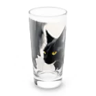 なーちゃん（中田光美）のブラックキャット Long Sized Water Glass :front