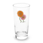 So湖いらの「誕生月花びわこ」11月ガーベラロンググラス Long Sized Water Glass :front