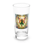 かるるんショップの妖精の魔法　ステンドグラス風 Long Sized Water Glass :front