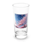 shingo45sの桜吹雪 Long Sized Water Glass :front