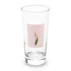 rilybiiの*Cherry Blossom ,Peach ,Tulip . Long Sized Water Glass :front