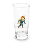 柴犬に囲まれたいの俺について来れる奴いる？な柴犬 Long Sized Water Glass :front