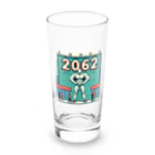 ヘッヘンのお店の【2062】アート Long Sized Water Glass :front