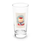 yasuoceanのケーキイラスト Long Sized Water Glass :front