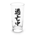 着る文字屋の逃亡中 Long Sized Water Glass :front