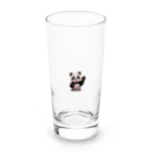 rakutenitibaの喜んでいるパンダ Long Sized Water Glass :front