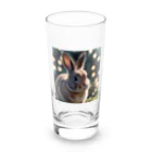 atto_usagiのクリスタルウィンクうさぎ Long Sized Water Glass :front