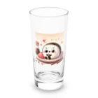 toto444のかわいいおにぎりくん🍙 Long Sized Water Glass :front