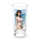 kamakirin011のAI美女の水着姿 005 Long Sized Water Glass :front