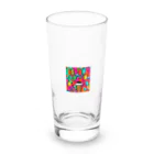 やま　イラストレーター　HEXA NET 販売美麗イラストレーター描きますのアイスクリーム Long Sized Water Glass :front