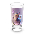 Kの猫と蝶々 Long Sized Water Glass :front