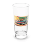 mochika21のレトロな車 Long Sized Water Glass :front