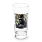 fumi_sportsの現代人すぎるゴリラ Long Sized Water Glass :front