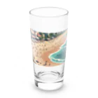 かてこの洋服販売所の波の調べ Long Sized Water Glass :front