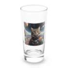 roogerの宇宙猫1 Long Sized Water Glass :front