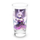 LONGSTONEのパープルフォックス美少女 Long Sized Water Glass :front