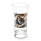 Ten117の眠たい猫 Long Sized Water Glass :front