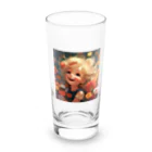 AQUAMETAVERSEの花に囲まれて幸せいっぱいの少女　なでしこ1478 Long Sized Water Glass :front