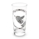 clarice-designのクールなワンちゃん Long Sized Water Glass :front