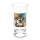 F2 Cat Design Shopのニャンコの叫 001 Long Sized Water Glass :front