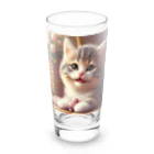 kangekiの遊ぶにゃんこNo.4 Long Sized Water Glass :front