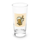 Cheeeeeeeersのビールくん Long Sized Water Glass :front