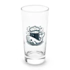 Cheeeeeeeersのくじらちゃん Long Sized Water Glass :front