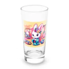 にこにこ雑貨店の文化の継承者 - 和風うさぎ Long Sized Water Glass :front