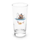 Yanjiisの釣り親子：釣れないかな～ Long Sized Water Glass :front