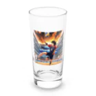 しんすけのバレーボール Long Sized Water Glass :front