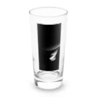 ニゴ猫　shopのLady BLACK Long Sized Water Glass :front