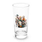 Pixel Art Goodsの村人（pixel art） Long Sized Water Glass :front