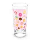 MEGROOVEのドーナツいっぱい🍩 Long Sized Water Glass :front