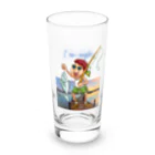 Yanjiisの釣りボーイ Long Sized Water Glass :front